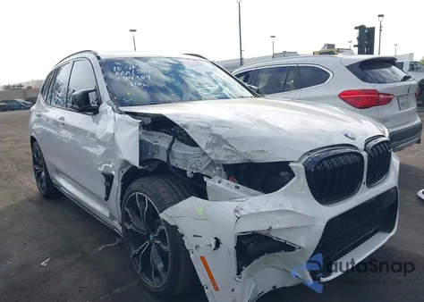 2021 BMW X3 M z USA, uszkodzony, nr VIN 5YMTS0C03M9E99584